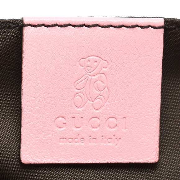 Gucci Line Papagallo Handbag GG Supreme Canvas Pink - Picture 10 of 12